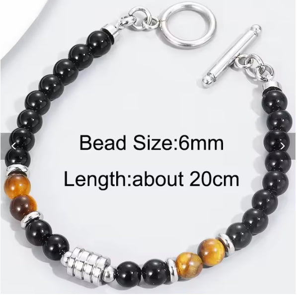 Natural Tiger Eye Stone Bracelet